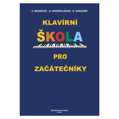 Böhmová-Grünfeldová-Sarauer Klavírní škola pro začatečníky Noty