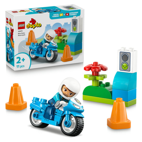 LEGO® DUPLO® 10471 Modrá policejní motorka