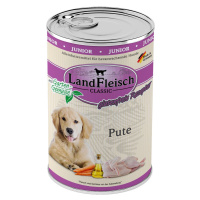 LandFleisch Dog Classic Junior s krůtím masem 6 × 400 g