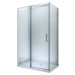 MEXEN/S OMEGA sprchový kout 110x100, transparent, chrom 825-110-100-01-00