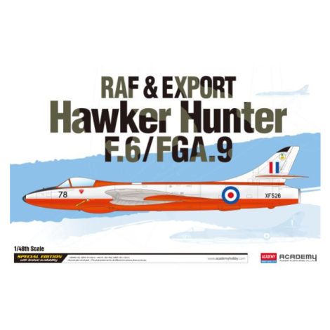 Model Kit letadlo 12312 - RAF & Export Hawker Hunter F.6 / FGA.9 (1:48)