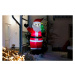 German LED nafukovací vánoční dekorace Santa Claus / 12 W / výška 245 cm / venkovní i vnitřní / 