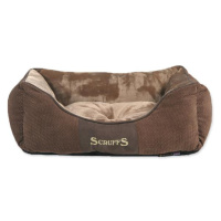 Pelíšek Scruffs Chester Box Bed čokoládový S 50x40cm