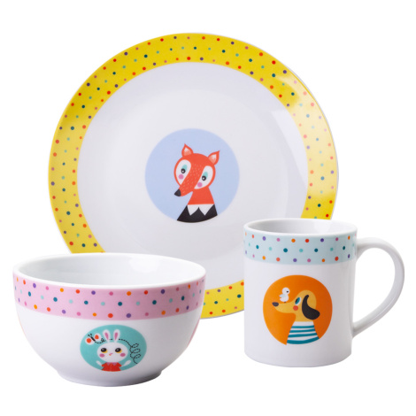 Dětský porcelánový set 3 ks - KIDS WorldAnimals - 450513