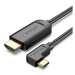 Vention Type-C (USB-C) to HDMI Cable Right Angle 1.5m Black