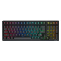 Klávesnice Royal Kludge RK98 RGB wireless mechanical keyboard, Brown switch (black)