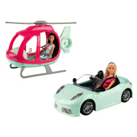 Playtive Fashion Doll panenka s autem / vrtulníkem