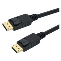 PremiumCord DisplayPort 1.2 propojovací kabel M/M, zlacené konektory, 2m - kport4-02