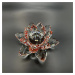 Křišťálové sklo - Lotosový květ Exclusive, Hnědá