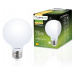 LED žárovka E27 G95 8W = 75W 3000K Teplá Globe Mléčná Filament LUMILED