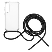 FIXED Pure Neck kryt s černou šňůrkou na krk pro Samsung Galaxy S23