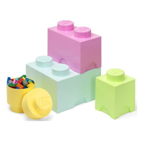 LEGO® úložné boxy Multi-Pack 4 ks - pastelové