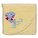 Scarlett Froté ručník delfín s kapucí žlutý