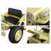 Dětský elektrický vojenský jeep willys SMALL 4x4 béžový J-PA0263 BE