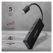 AXAGON HUEG1C 4x USB 3.2 Gen 1 SLIM hub kabel TypeC 14cm