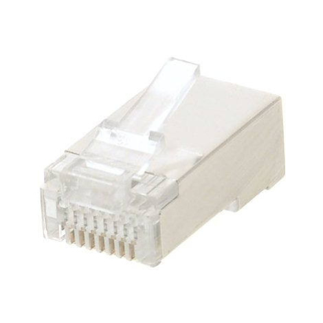 100-pack,Datacom RJ45, CAT5E, STP, 8p8c, stíněný, neskládaný, na licnu (lanko)