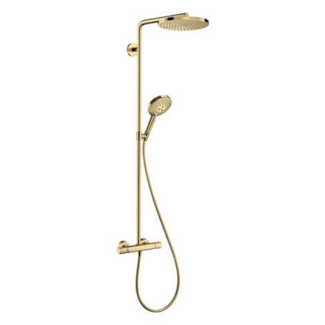 Sprchový systém Hansgrohe Raindance-Select s termostatickou baterií leštěný vzhled zlata 2763399