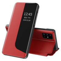 Knížkové pouzdro s imitací kůže na Huawei P40 red