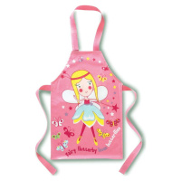 Růžová bavlněná dětská zástěra Cooksmart ® Fairy