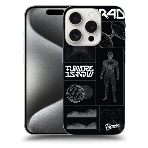 Silikonový černý obal pro Apple iPhone 16 Pro - BLACK BODY