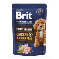 Brit Premium by Nature Adult Gravy Chicken/Green Peas - 24x85g