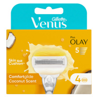 Venus ComfortGlide Coconut plus Olay Hlavice Holicího Strojku x4