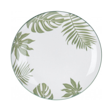 Dezertní talíř 19 cm, motiv tropické listy Asko