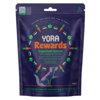 YORA Dog pamlsky z hmyzu Rewards jablko a mrkev 100 g