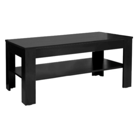 Černý stolek do obýváku Rubeo