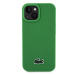 Lacoste Iconic Petit Pique Woven Logo MagSafe Zadní Kryt pro iPhone 15 Green