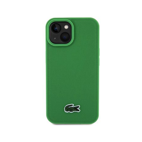 Lacoste Iconic Petit Pique Woven Logo MagSafe Zadní Kryt pro iPhone 15 Green