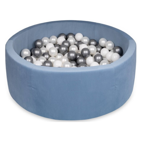 Vyrobeno v EU Dětský suchý bazének "90x30" s míčky 200 ks premium kvalita barva: Modrá