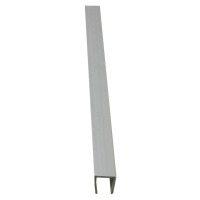 Floraworld Krycí U-profil pro plastové plotové pole stříbrná, 150 cm