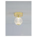 NOVA LUCE stropní svítidlo BRILLANTE zlatý hliník a akryl LED 4W 230V 3200K IP20 9522010