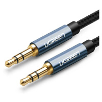 Kabel UGREEN AV122 mini jack 3,5 mm, AUX, 1 m (modrý)