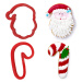 Decora Sada vánočních vykrajovátek - Santa Claus a lízatko