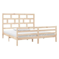 Rám postele masivní dřevo 180 × 200 cm Super King, 3101298