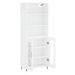 vidaXL Skříň highboard bílá 69,5 x 34 x 180 cm kompozitní dřevo