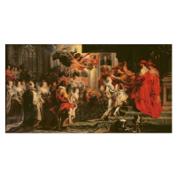 Obrazová reprodukce The Coronation of Marie de Medici  at St. Denis, Peter Paul Rubens, 40 × 22.