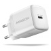 AXAGON ACU-PD30W, Sil nabíječka do sítě 30W, 1x port USB-C, PD3.0/PPS/QC4+/SFC/AFC/Apple, bílá