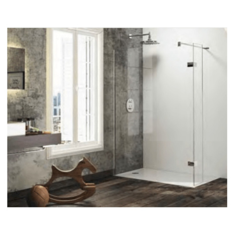 Sprchová zástěna walk-in 100 cm Hüppe Solva pure ST3603.092.322 Huppe