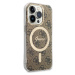 Zadní kryt Guess 4G IML MagSafe pro Apple iPhone 14 Pro, brown