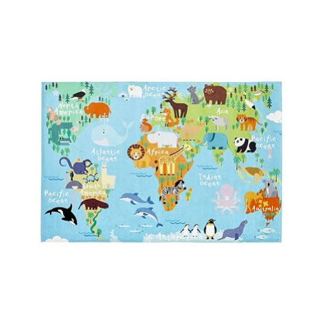 Dětský koberec Torino Kids World map 80 x 120 cm Obsession