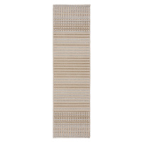 Flair Rugs koberce Běhoun Verve Elton Stripe Beige - 60x240 cm