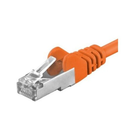 Premiumcord Patch kabel CAT6a S-FTP, RJ45-RJ45, AWG 26/7 5m oranžová Oranžová