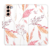 iSaprio flip pouzdro Ornamental Flowers pro Samsung Galaxy S21