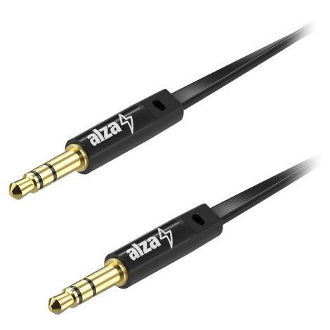 Alzapower FlatCore Audio 3.5mm Jack (M) to 3.5mm Jack (M) 0.5m černý