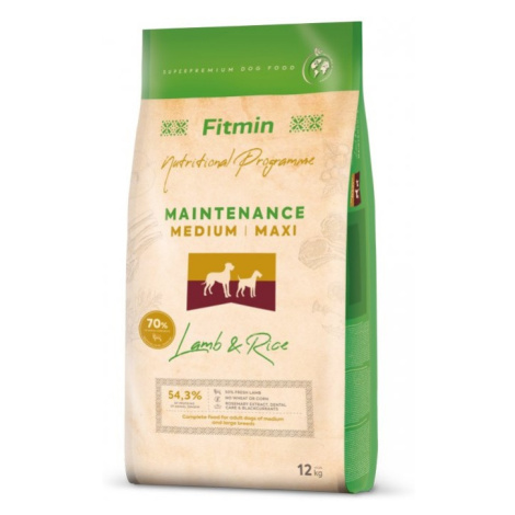 Fitmin Dog Medium/Maxi Adult Lamb/Rice - 12kg