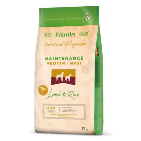 Fitmin MEDIUM/MAXI  LAMB/rice - 12kg