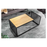 LuxD Designový konferenční stolek Haines 100 cm vzor divoký dub